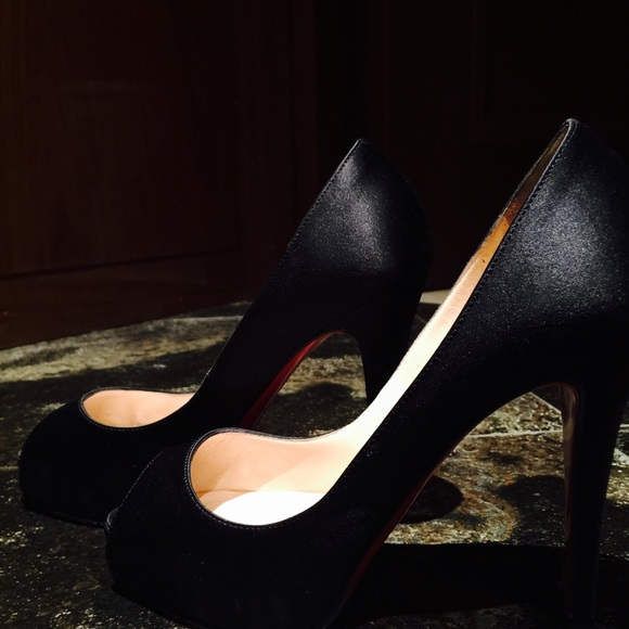 Satin peep toe - Picture 2 of 4