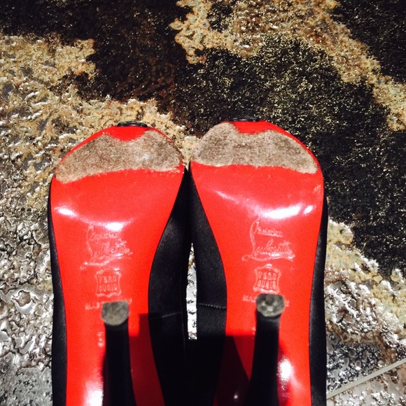 Satin peep toe - Picture 3 of 4