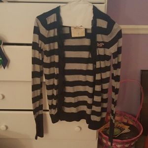 Navy blue /gray Hollister cardigan