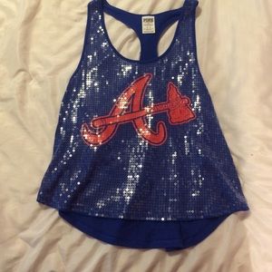 sequin blue Atlanta Braves tank!💙