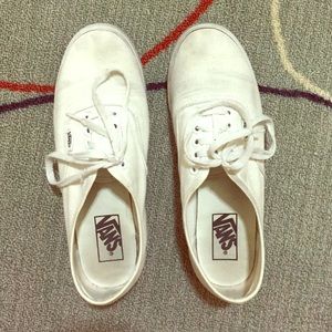 White Vans Men's Size 8 Women's Size 9.5