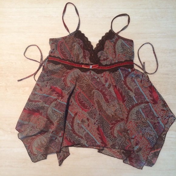 Spaghetti strap blouse!