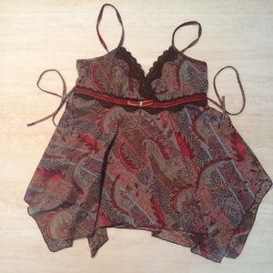 Spaghetti strap blouse!