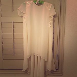 Classy creme party dress