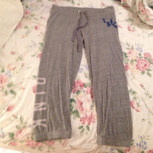 Victoria's Secret gray comfy Capri pants