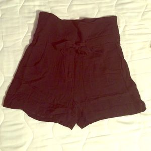 Bcbg high waisted black shorts