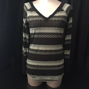 Patterned Miley Cyrus long sleeve.