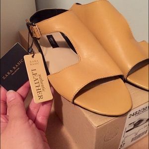Zara Leather Sandals