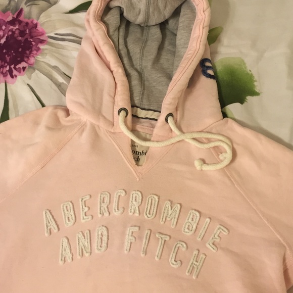 Pale pink Abercrombie hoodie