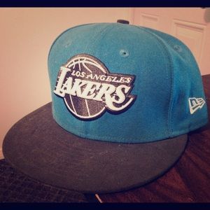 Custom New Era Lakers Fitted Hat