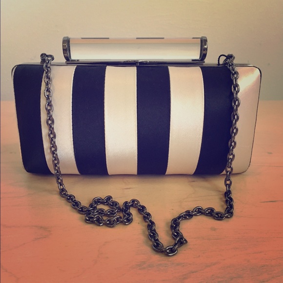 Banana Republic Stripe Clutch