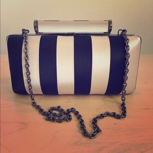 Banana Republic Stripe Clutch