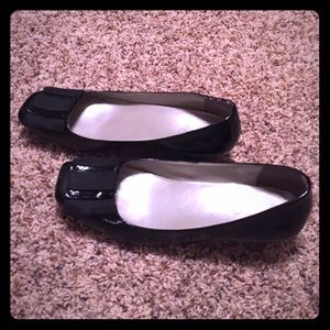 Me Too Black Flats with Small Heel