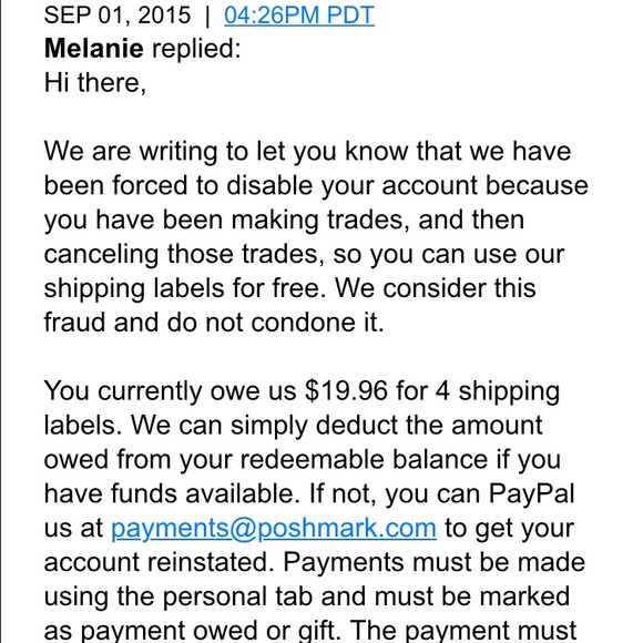 THE REASON MY OLD ACCOUNT WAS RESTRICTED 😑😑 - Picture 1 of 1