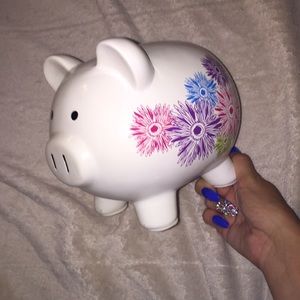 🚨 SOLD ON Ⓜ️ 🚨 Floral piggy bank