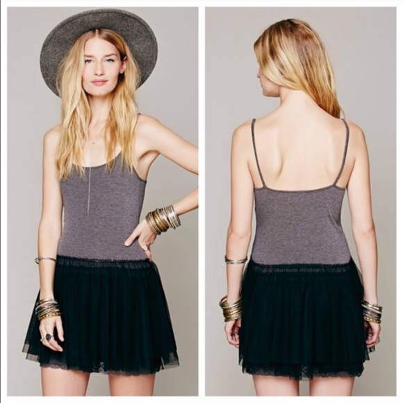 Free People Intimates Tulle Slip