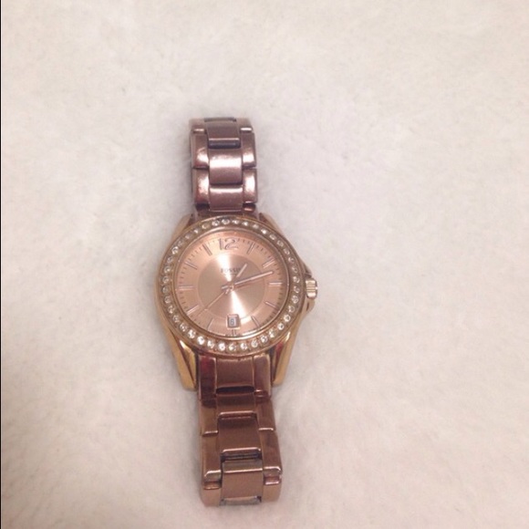 Fossil Riley Mini Plated Watch in Rose Gold - Picture 2 of 4