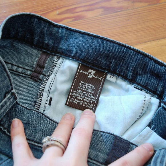 Azure Boot Cut Bootcut Denim Jeans Pants 27 - Picture 3 of 3