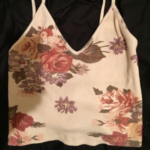 Brandy Melville flower Joanne tank top