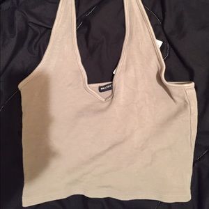 Brandy Melville taupe Lena halter