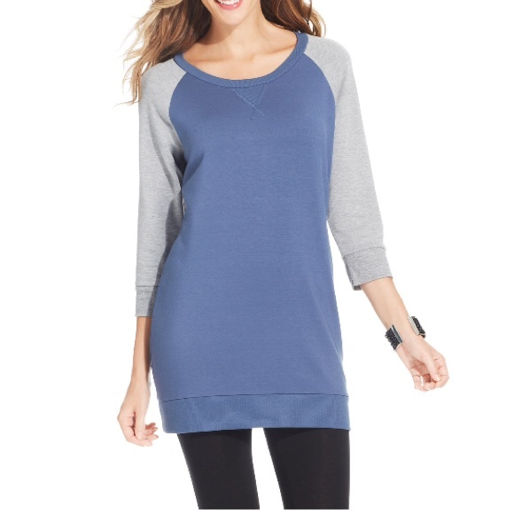 Sport Colorblock Sweatshirt Tunic