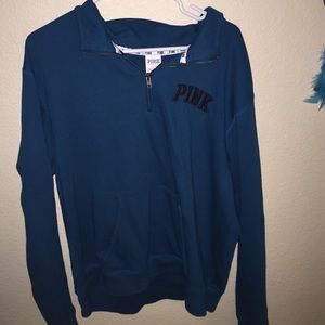 VS PINK HALF ZIP