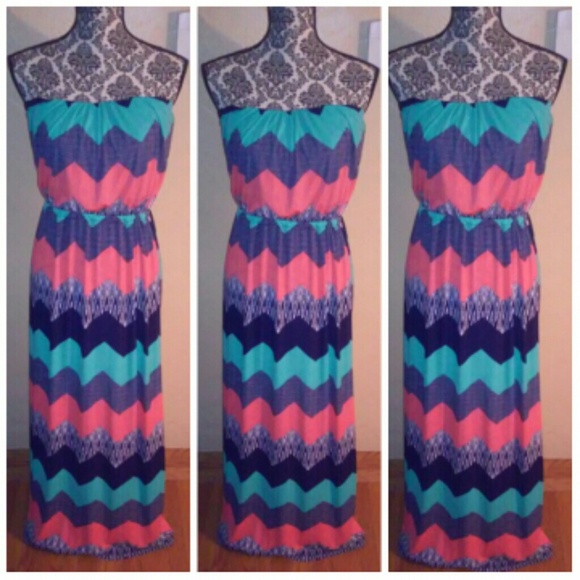 Multi colored Maxi Dress..