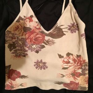 Brandy Melville flower Joanne tank top