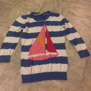 Cute striped sailboat sweater
