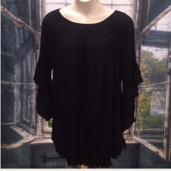 💥2X HP💥SOLID, LIGHT CRINKLE DOUBLE LAYER DRESS - Picture 2 of 4