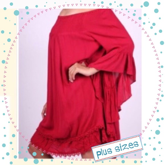 💥2X HP💥SOLID, LIGHT CRINKLE DOUBLE LAYER DRESS - Picture 4 of 4