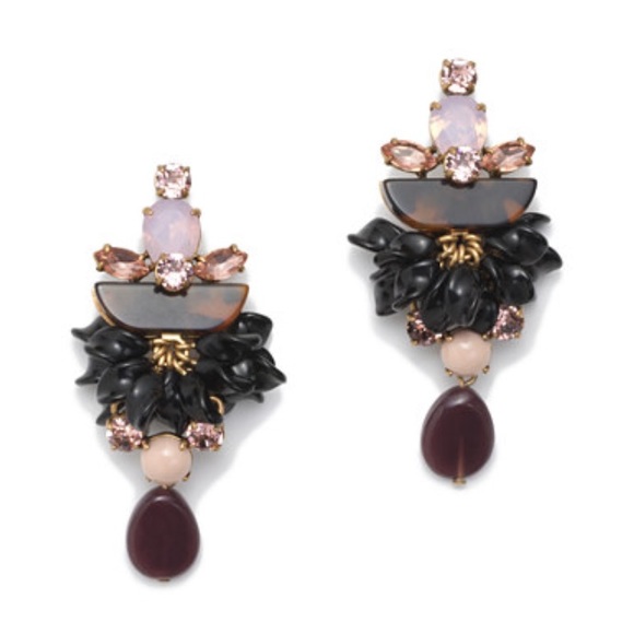 J. Crew Jewelry - SALE! New J Crew Tortoise Crystal Earrings