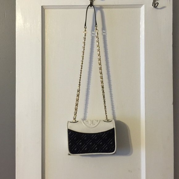 TORY BURCH Fleming quilted mini flap
