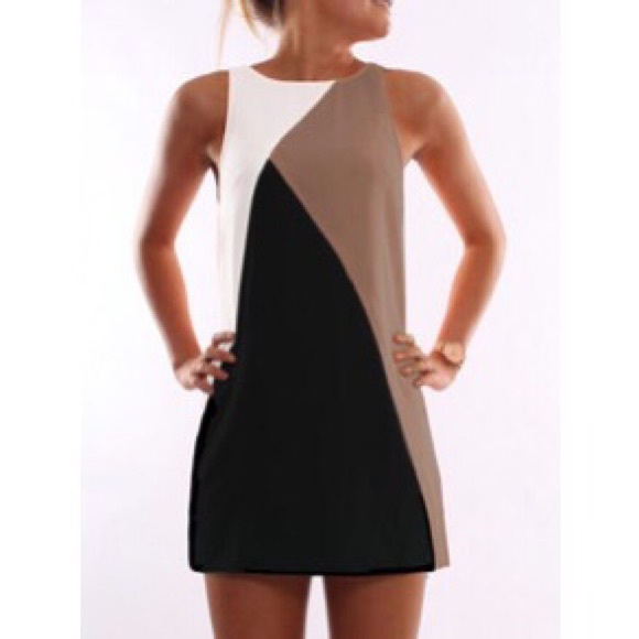 Color Block Shift Dress