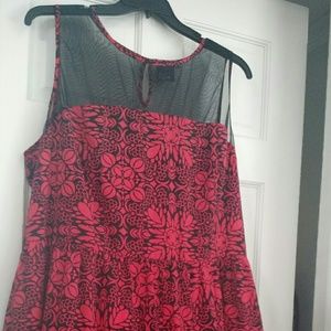 Pink and black ASOS dress