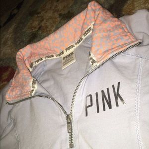 VS Pink half zip