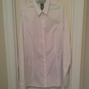 Size 20  White Long Sleeve Blouse