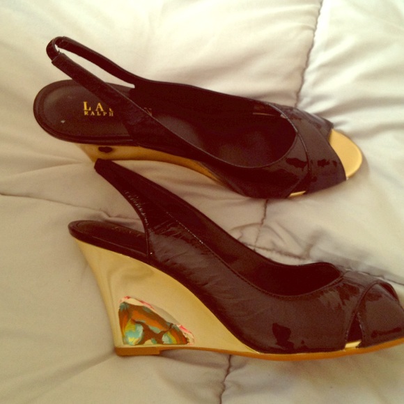 🎀 Ralph Lauren Wedges 🎀 - Picture 1 of 4