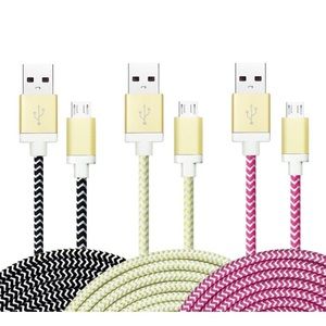 Eversame 3 Pack of Colorful 2M 6 Feet High Speed