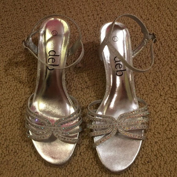 Silver DEB Heels