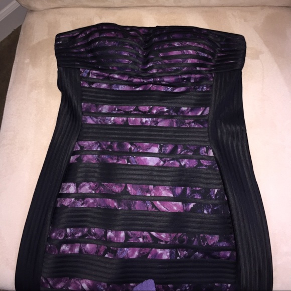 LBD Updated 💜 Strapless Bandage Dress from Cache - Picture 2 of 4
