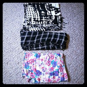 Three scarves!!