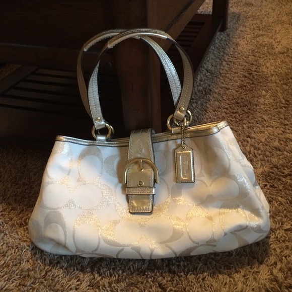 Coach compartmented purse