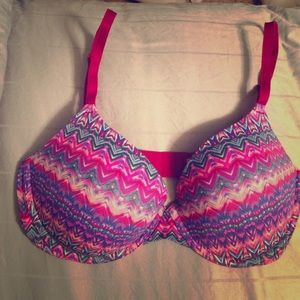 Pink Wear Everywhere Chevron Bra!