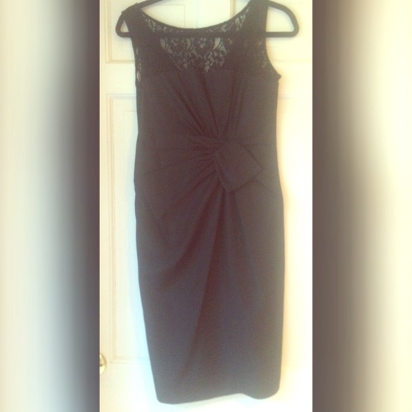 Ann Klein cocktail dress w/ lace- size 6
