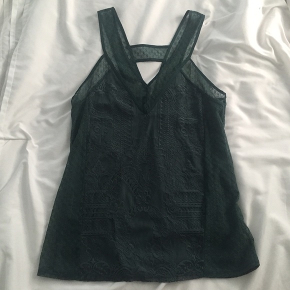 Urban outfitters Green lace tank