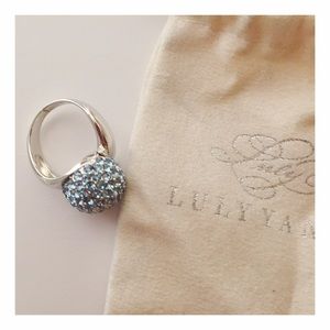 Baby Blue Jeweled Ring