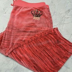 Juicy couture cropped  lounge pants