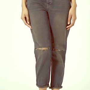 Topshop MOTO Sulphur Hayden Boyfriend Jeans