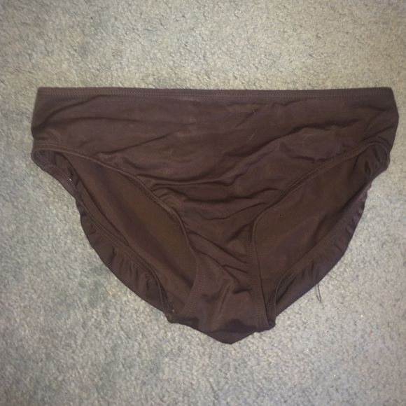 Brown bathing suit bottoms